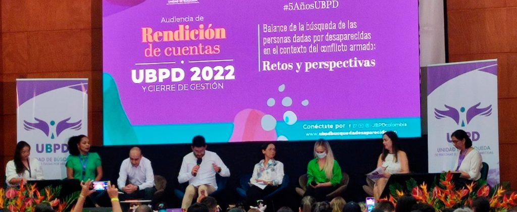 Rendición de cuentas de la UBPD